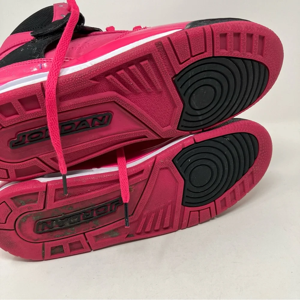 Nike Air Jordan Flight Pink and Black Sneakers